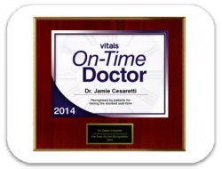 Vitals' 2014 On Time Doctor's Award - Jamie Cesaretti, MD
