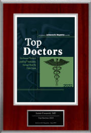 Dr. Jamie Cesaretti Awarded Top Doctor  Jacksonville Magazine 2022