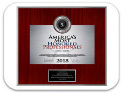 Jamie Cesaretti, MD: Awarded America's Most Honored Professionals 2018 - Top 5%