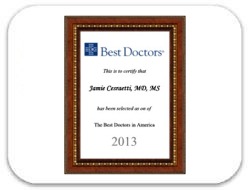 Jamie Cesaretti, MD - Best Doctor Award 2013