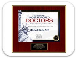 Dr. Mitchell Terk Awarded Americas Most Honored Doctors Top 1%  2022